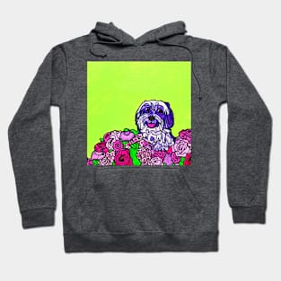 Havanese with Flowers Hoodie